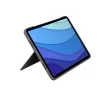 Logitech Combo Touch for iPad Pro Backlit detachable keyboard case with trackpad for iPadPro 12.9 (5th,6th) - Grey - US