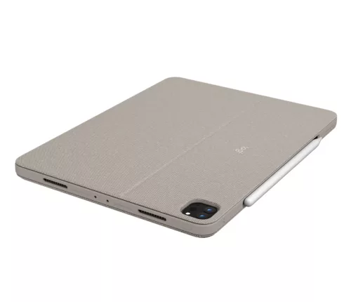 Logitech Combo Touch Detachable keyboard case with trackpad for iPad Pro 12.9-inch (5th and 6th gen) - Sand - US