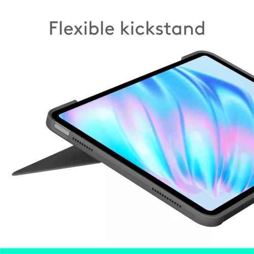 Logitech Combo Touch iPad Air 11-inch (M2)-OXFORD-935OLD948-US,EMEA - Grey - US INT'L