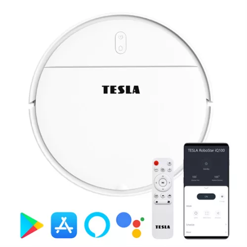 TESLA RoboStar iQ100 Intelligens robotporszívó, nedves- száraz, applikációval - Bontott, kipróbált termék