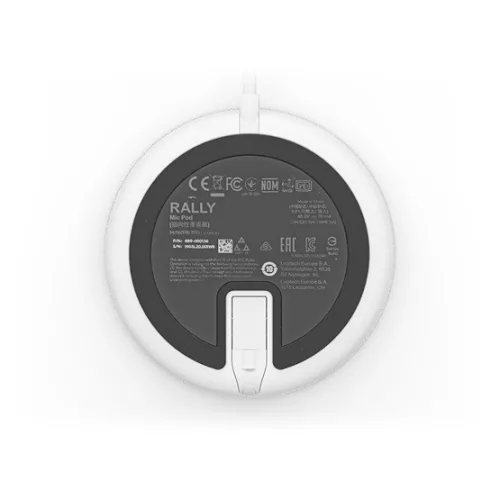 Logitech RALLY mic pod white