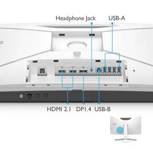 BENQ 27" EX2710U MOBIUZ UHD IPS 16:9 1ms gamer monitor
