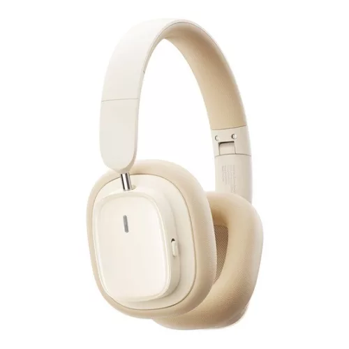 Baseus Bowie H1i Noise Cancelling Wireless Headphones vezeték nélküli fejhallgató, fehér