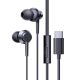 Baseus Encok CZ11 Wired Earphones USB Type-C mikrofonos fülhallgató, fekete