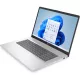 HP Laptop 17-cn3004nh, Windows 11 Home, 17.3", IntelR CoreT i3, 8GB RAM, 512GB SSD-meghajtó, FHD, Természetes ezüst, numerikus billentyűzet háttér világítással,