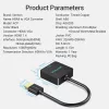 Vention HDM -> VGA, 0,15m, konverter