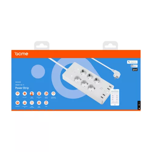 Acme SH3305 Smart Wifi EU Hálózati elosztó - 6 dugó