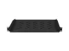 Lanberg AK-1008-S 19" 1U MÉLY:315mm MAX:20kg terhelhetőségű 2 ponton rögzíthető fix szürke rack polc