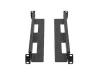 Lanberg AK-1901-B 19" 1U 397x680mm állítható fekete rack sín készlet