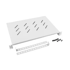   Lanberg 19" fix polc/tálca 1U/483x300mm 25kg maximum terhelhetőség szürke