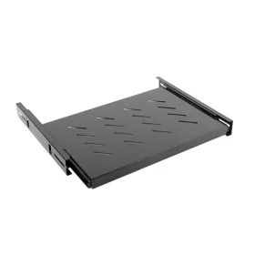   Lanberg 19" kihúzható polc/tálca 1U/465X347mm, maximum terhelhetőség 60kg, fekete