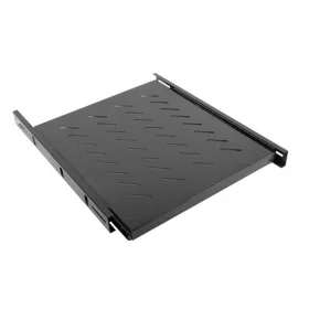   Lanberg 19" kihúzható polc/tálca 1U/463X550mm, maximum terhelhetőség 60kg, fekete