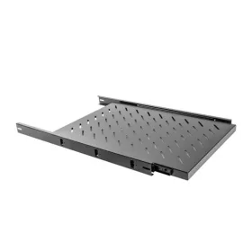   Lanberg 19" kihúzható polc/tálca 1U/465X750mm, maximum terhelhetőség 60kg, fekete