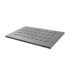   Lanberg 19" fix polc/tálca nyitott rack kerethez 800mm 1U/480.5x580mm, 120kg maximum terhelhetőség, fekete