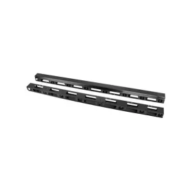   Lanberg Függőleges kábelvezető csatorna 37U 19" szabadon álló szekrényhez 2db, fekete