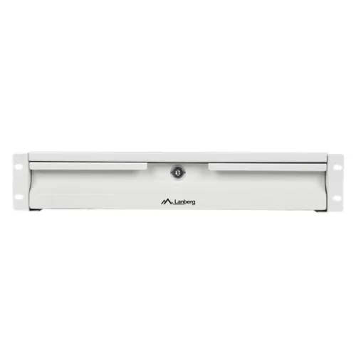 Lanberg 19" fiók 2U/483x360mm 90kg maximum terhelhetőség, 4-pontos szerelés, szürke