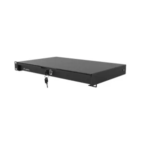  Lanberg 19" fiók, 1U/483×270 mm,  30 kg maximum terhelhetőség:, fekete