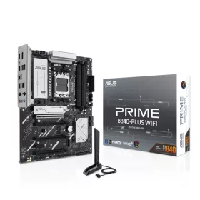   Asus Alaplap - AMD PRIME B840-PLUS WIFI AM5 (B840, ATX, 4xDDR5 7600+MHz, 4xSATA3, 3x M.2, HDMI+DP)