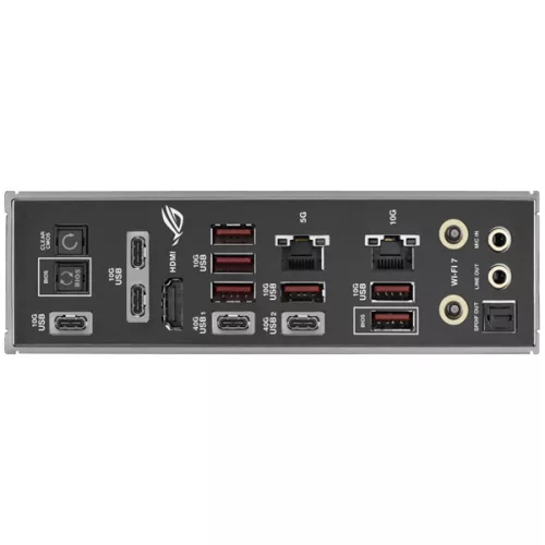 Asus Alaplap - AMD ROG CROSSHAIR X870E DARK HERO AM5 (X870E, ATX, 4xDDR5 8600+MHz, 4xSATA3, 5x M.2, HDMI+2xUSB4)