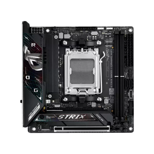 Asus Alaplap - AMD ROG STRIX B850-I GAMING WIFI AM5 (B850, ATX, 2xDDR5 8400+MHz, 2xSATA3, 2x M.2, HDMI+USB-C)
