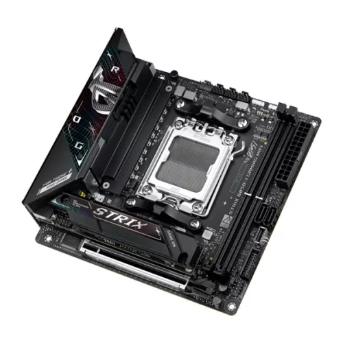 Asus Alaplap - AMD ROG STRIX B850-I GAMING WIFI AM5 (B850, ATX, 2xDDR5 8400+MHz, 2xSATA3, 2x M.2, HDMI+USB-C)