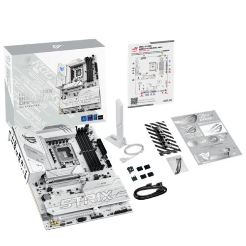 Asus Alaplap - Intel ROG STRIX B860-A GAMING WIFI s1851 (B860, 4xDDR5 8600+MHz, 4xSATA3, 4xM.2, HDMI+DP+Thunderbolt4)