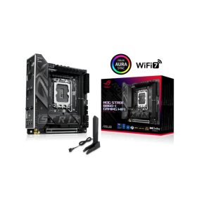   Asus Alaplap - Intel ROG STRIX B860-I GAMING WIFI s1851 (B860, 2xDDR5 9066+MHz, 4xSATA3, 2xM.2, HDMI+DP+Thunderbolt4)