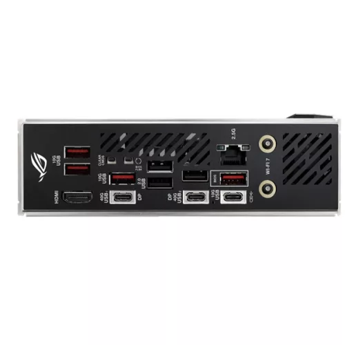 Asus Alaplap - AMD ROG STRIX X870-I GAMING WIFI AM5 (X870, ITX, 2xDDR5 8600+MHz, 2xSATA3, 2x M.2, HDMI+USB4)