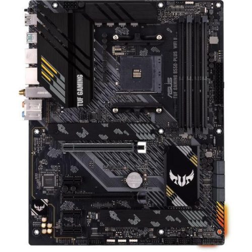 Asus Alaplap - AMD TUF GAMING B550-PLUS WIFI II AM4 (B550, 4xDDR4 4800MHz, 6xSATA3, 2x M.2, 4xUSB2.0, 8xUSB3.2)