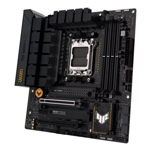 Asus Alaplap - AMD TUF GAMING B650M-PLUS AM5 (B650, Micro-ATX, 4xDDR5 6400+MHz, 4xSATA3, 2x M.2, HDMI+DP)