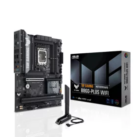   Asus Alaplap - Intel TUF GAMING B860-PLUS WIFI s1851 (B860, 4xDDR5 8666+MHz, 4xSATA3, 3xM.2, HDMI+DP+USB-C)