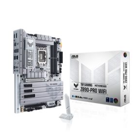   Asus Alaplap - Intel TUF GAMING Z890-PRO WIFI LGA1851 (Z890, ATX, 4xDDR5 9066+MHz, 4xSATA3, 4xM.2, HDMI+DP+2xTB)