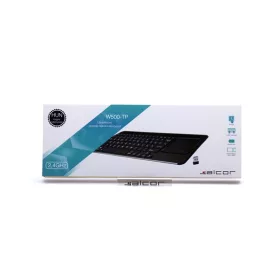   Alcor W500-TP Wireless Touch - Ultravékony billentyűzet HUN