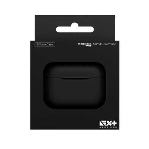 Next One Silicone Case for AirPods Pro 2nd Gen - Black