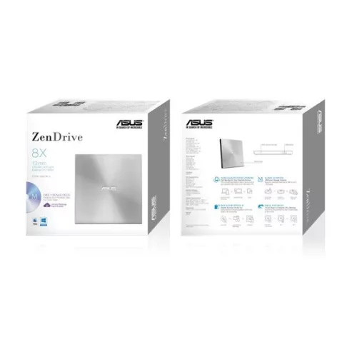 Asus ZenDrive U7M SDRW-08U7M-USILVER Ezüst Slim