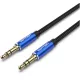 Vention 3.5mm jack/M ->  3.5mm jack/M,  (audio,szövet), 5m, kábel
