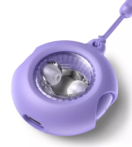 Choetech BH-T22  GlitzDonut TWS (Világító,nyakkábeles,lila), Fülhallgató