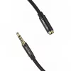 Vention 3.5mm jack/M -> 3.5mm/F, 1,5m, (hosszabbító,audio,fekete), kábel