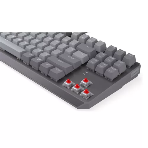 Endorfy Billentyűzet - Thock V2 TKL (RGB, Red Switch, mechanikus, 87 gomb, 1,8m, US)