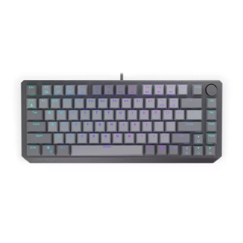 Endorfy Billentyűzet - Thock V2 75% (RGB, Red Switch, mechanikus, 82 gomb, 1,8m, US)