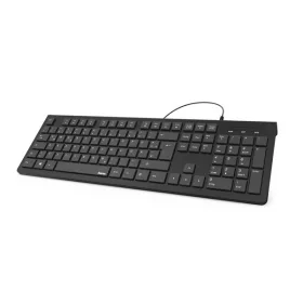   Hama Billentyűzet - 182681 KC-200 (vezetékes, USB, HU, fekete)