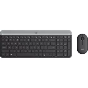   Logitech Billentyűzet/Egér Kit - MK470 US (Vezeték nélküli, Angol kiosztás, USB, fekete)