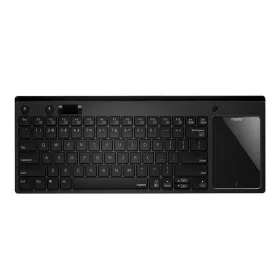  Rapoo Billentyűzet - 190992 K2800 (vezeték nélküli, touchpad, ENG, fekete)