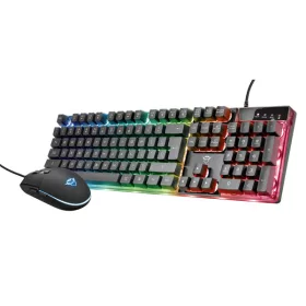   Trust Billentyűzet+Egér Kit - GXT 838 Azor Gaming Combo (világítás; USB; multimed.; fekete; magyar)