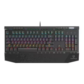   Vertux Billentyűzet - TUNGSTEN (Vezetékes, Mechanikus, Full Anti-Ghosting, EN, RGB LED, csuklótámasz, fekete)