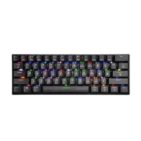   Vertux Billentyűzet - VERTUPRO (Wireless, Mechanikus, Full Anti-Ghosting, USB-C, EN, RGB LED, 2000mAh, fekete)