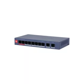   Dahua switch PoE - CS4010-8ET2GT-110 (Cloud menedzsment; 8x 1Gbps PoE + 2x 1Gbps port, 110W)