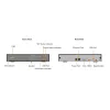 Imou NVR rögzítő - NVR-N118-8A0E (18 csatorna, H265, HDMI, VGA, USB, 1x Sata (max16TB), Onvif; Hangsz; Mikrofon)