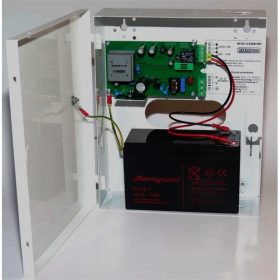   Makrai kapcsoló üzemű szünetmentesíthető tápegység, 5,5A/12V-13,8V, intelligens, akkumulátorhely (12V/7Ah)