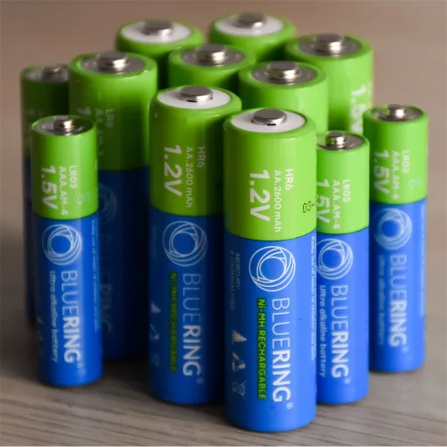 Elem tölthető akku AA ceruza HR6 2600mah 4 db/csomag, Bluering®